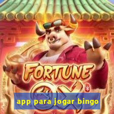 app para jogar bingo